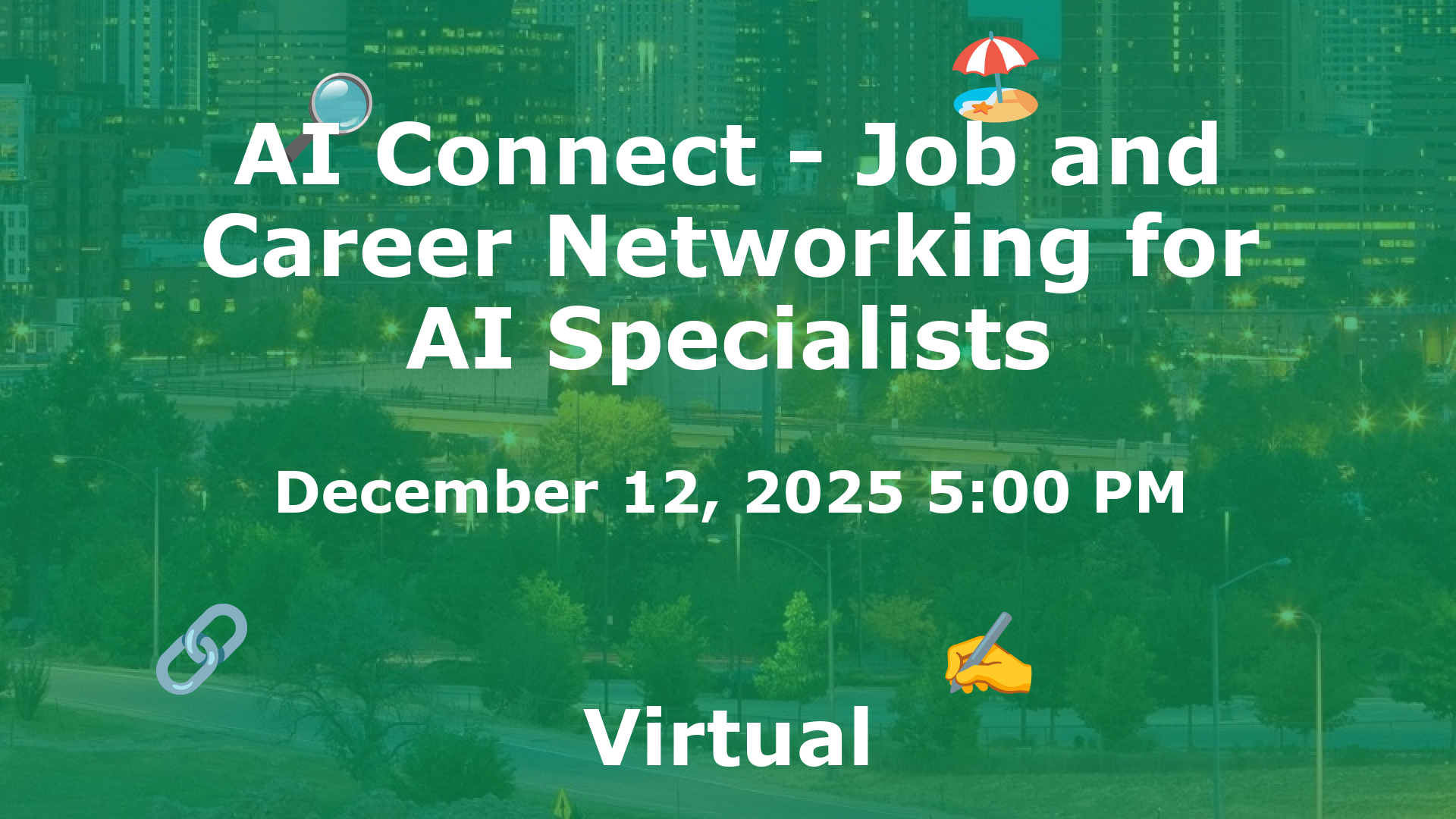 AI Connect - Job and Career Networking for AI Specialists event image